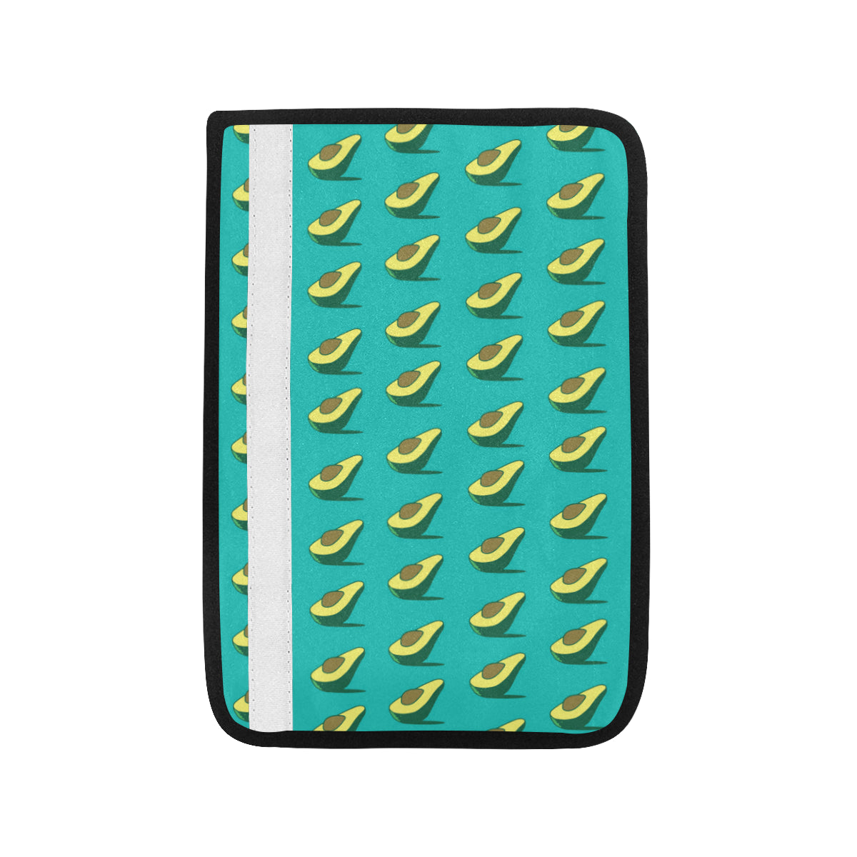Avocado Pattern Print Design 03 Car Seat Belt Cover
