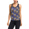 Sea Turtle Pattern Print Design T05 Women's Racerback Tank Top