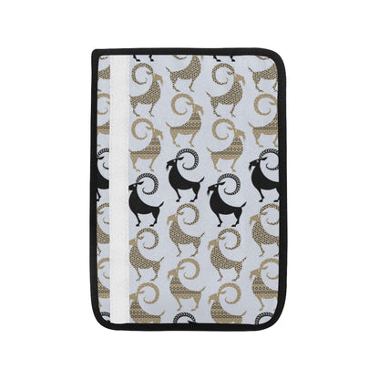 Goat Pattern Print Design 03 Car Seat Belt Cover