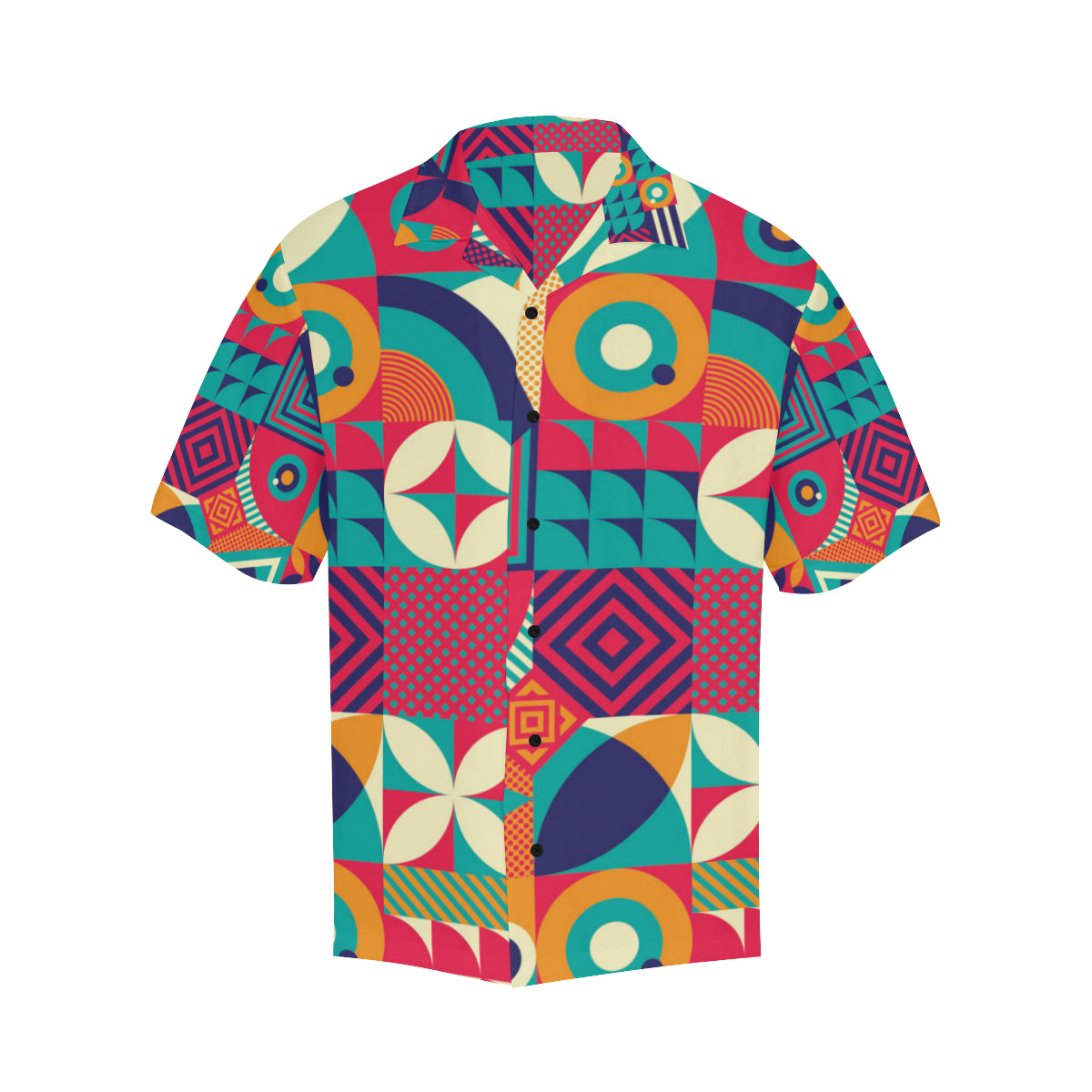 Mosaic Pattern Print Design 03 Men's Hawaiian Shirt