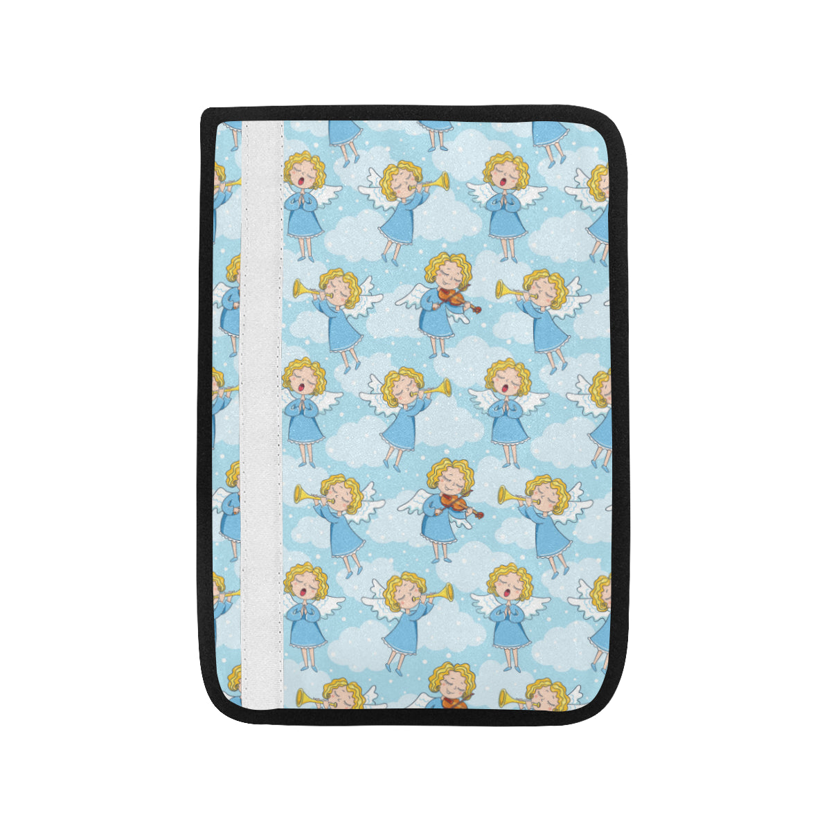 Angel Musician Pattern Print Design 09 Car Seat Belt Cover