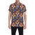 Ganesha Indian Pattern Print Design 03 Men's Short Sleeve Button Up Shirt