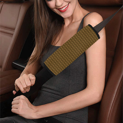 Cable Knit Pattern Print Design 02 Car Seat Belt Cover