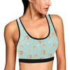 Christian Pattern Print Design 01 Sports Bra