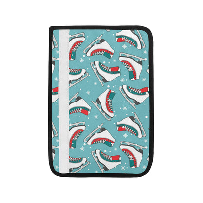 Ice Skate Pattern Print Design 03 Car Seat Belt Cover