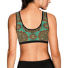 Medallion Pattern Print Design 02 Sports Bra