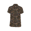 Dream catcher embroidered style Men's Short Sleeve Button Up Shirt