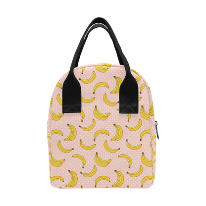 Banana Pattern Print Design BA06 Insulated Lunch Bag