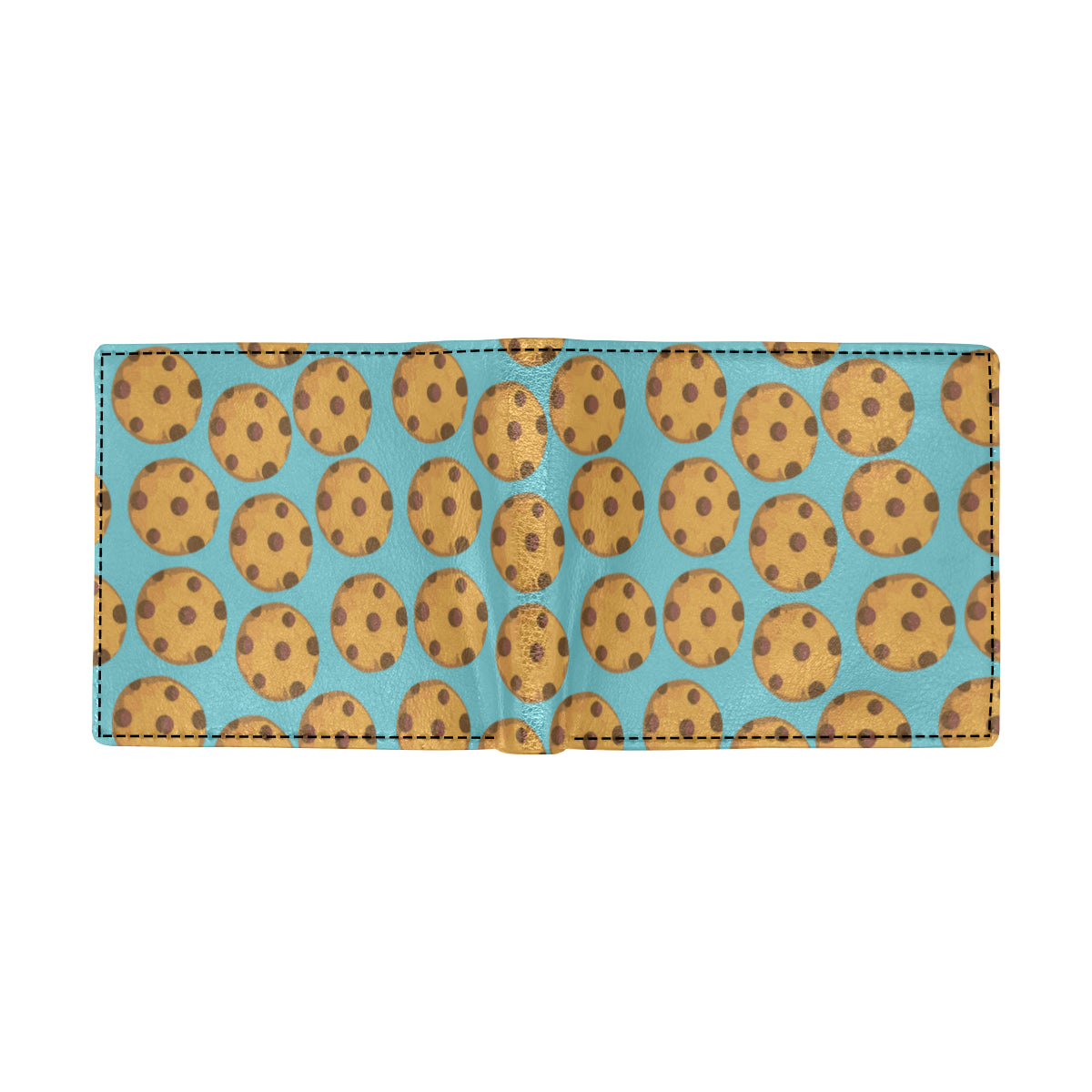 Cookie Pattern Print Design 01 Men's ID Card Wallet