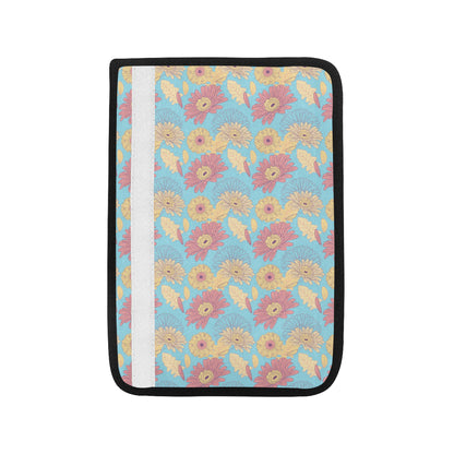 Gerberas Pattern Print Design GB04 Car Seat Belt Cover