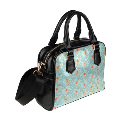 Angel Pattern Print Design 01 Shoulder Handbag