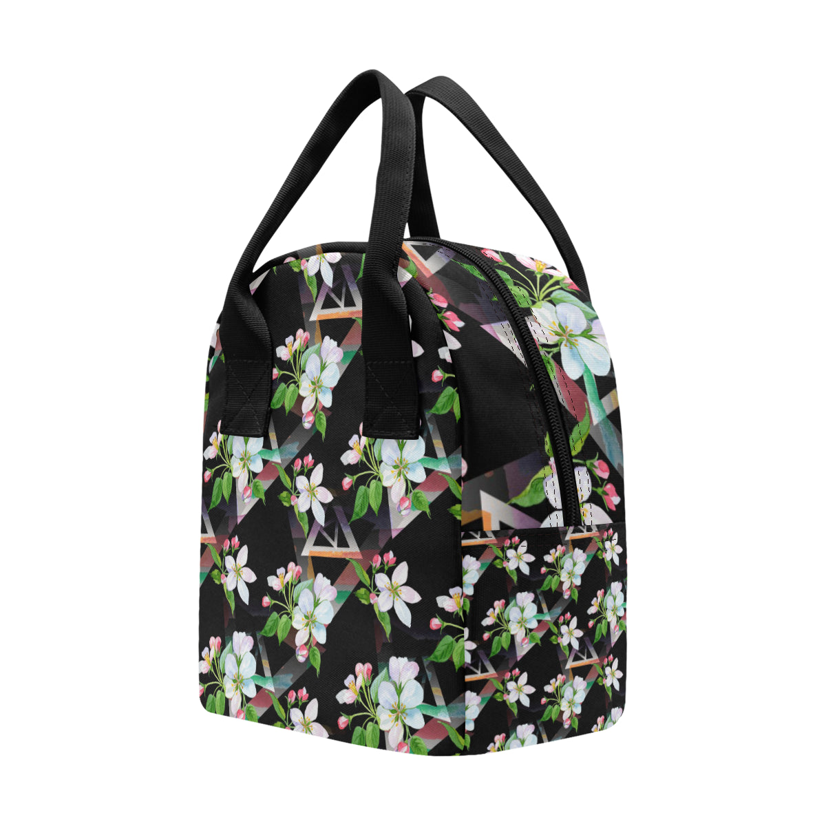 Apple blossom Pattern Print Design AB07 Insulated Lunch Bag