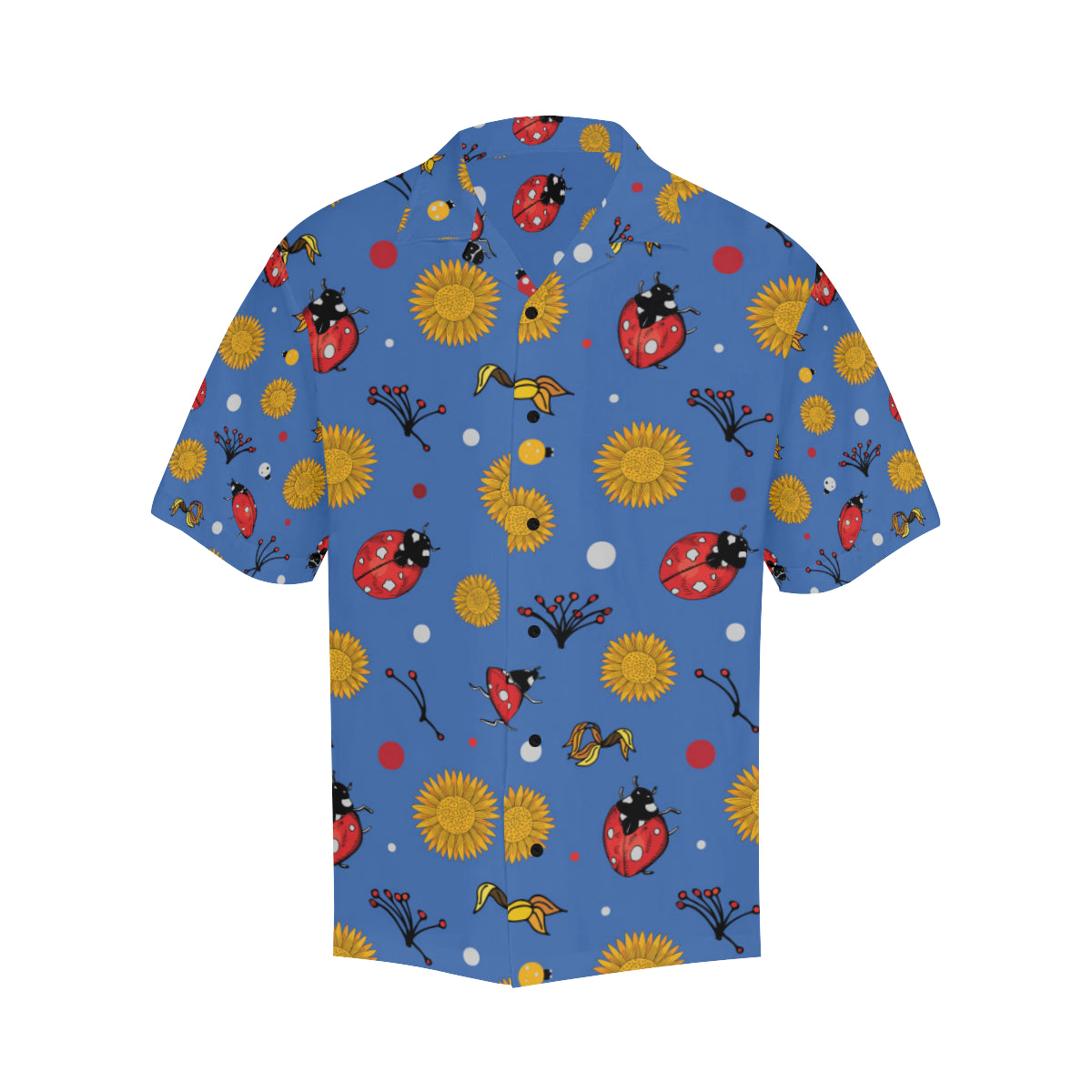 Ladybug Pattern Print Design 05 Men's Hawaiian Shirt