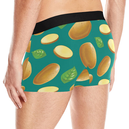 Potato Pattern Print Design A04 Men's Boxer Briefs