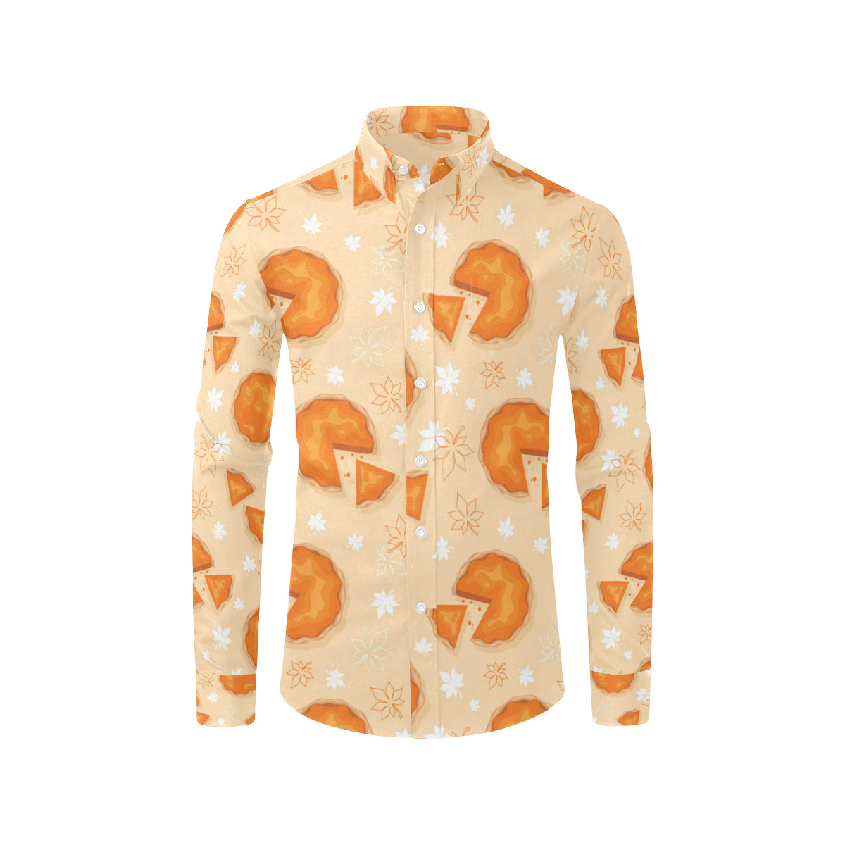 APie Pattern Print Design A01 Men's Long Sleeve Shirt