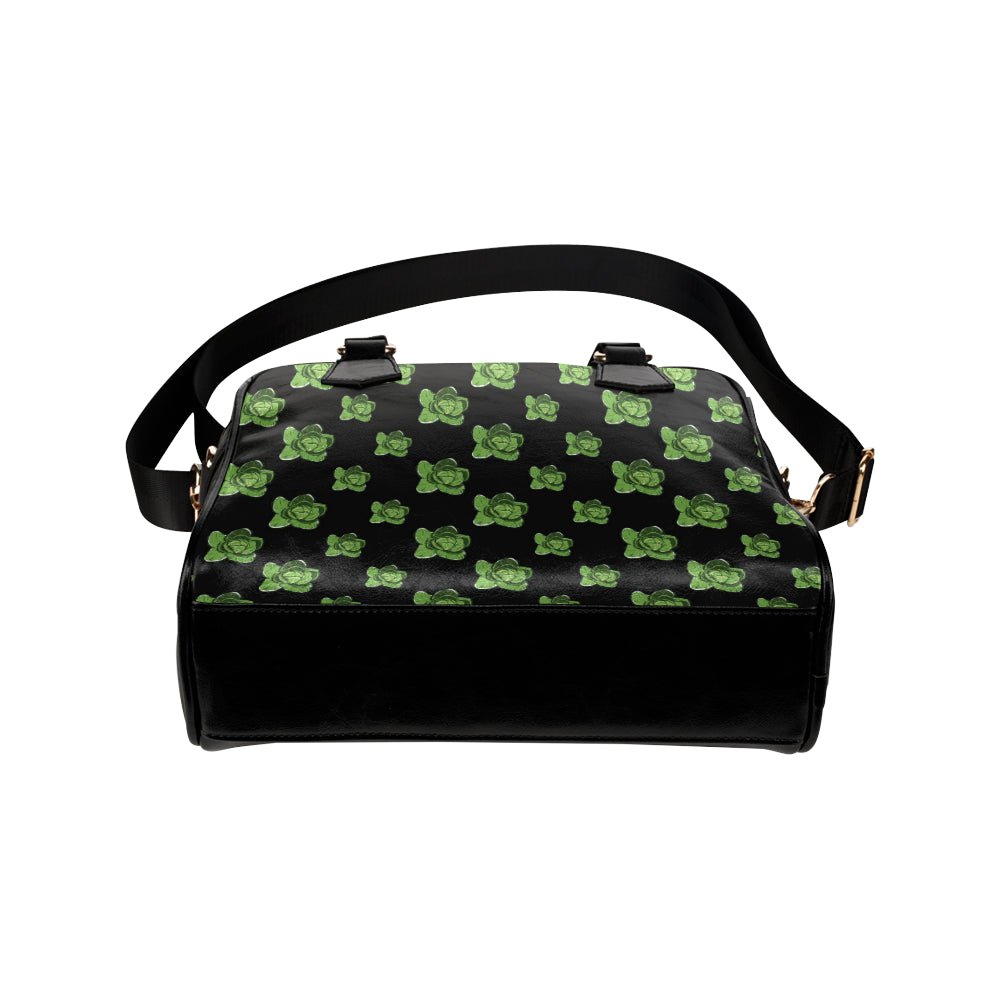 Cabbage Pattern Print Design 03 Shoulder Handbag