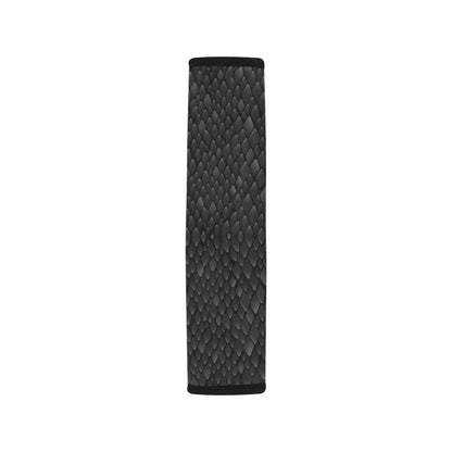 Snake Skin Black Print Car Seat Belt Cover