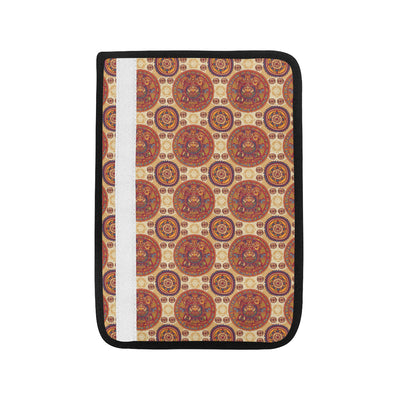 Calendar Aztec Pattern Print Design 01 Car Seat Belt Cover