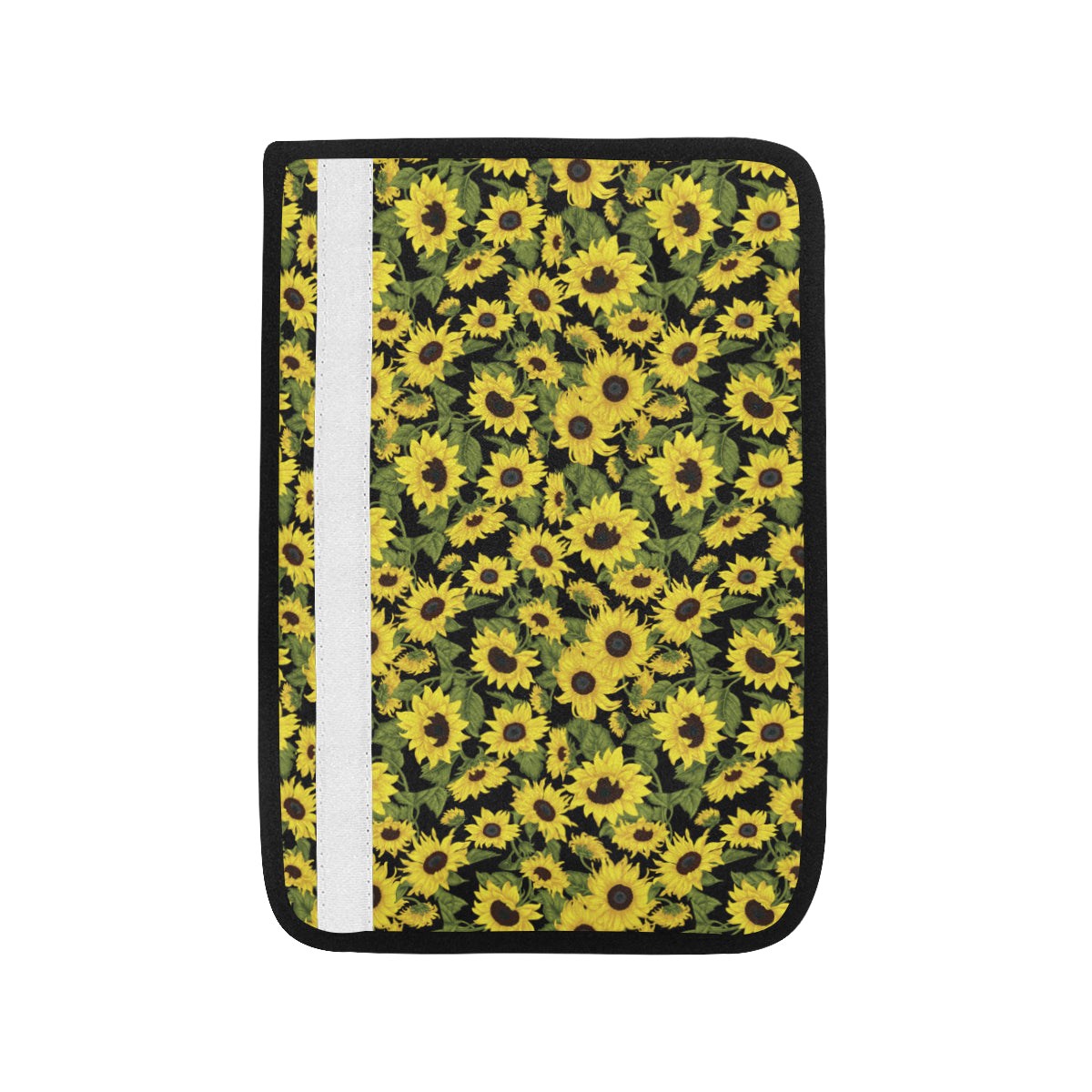Sunflower Fresh Bright Color Print Car Seat Belt Cover
