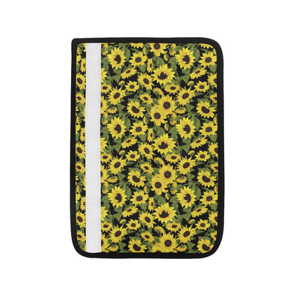 Sunflower Fresh Bright Color Print Car Seat Belt Cover