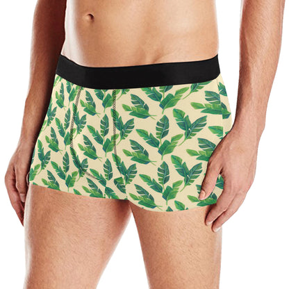 Banana Leaf Pattern Print Design 01 Men's Boxer Briefs