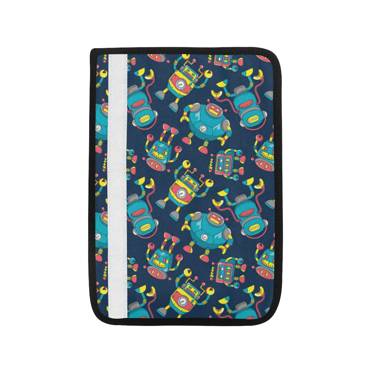 Robot Pattern Print Design A05 Car Seat Belt Cover