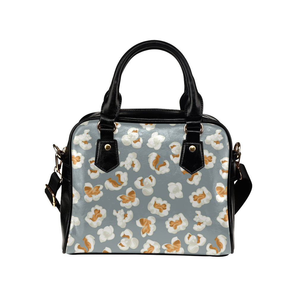 Popcorn Pattern Print Design A05 Shoulder Handbag