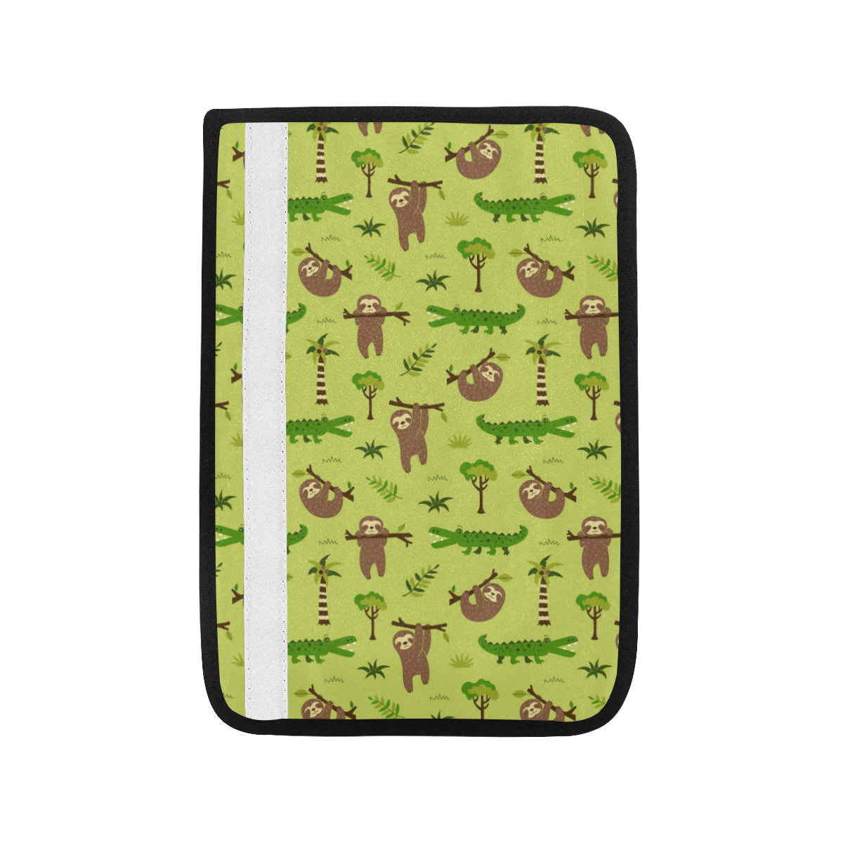 Alligator Pattern Print Design 04 Car Seat Belt Cover