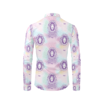 Leo Pattern Print Design 03 Men's Long Sleeve Shirt