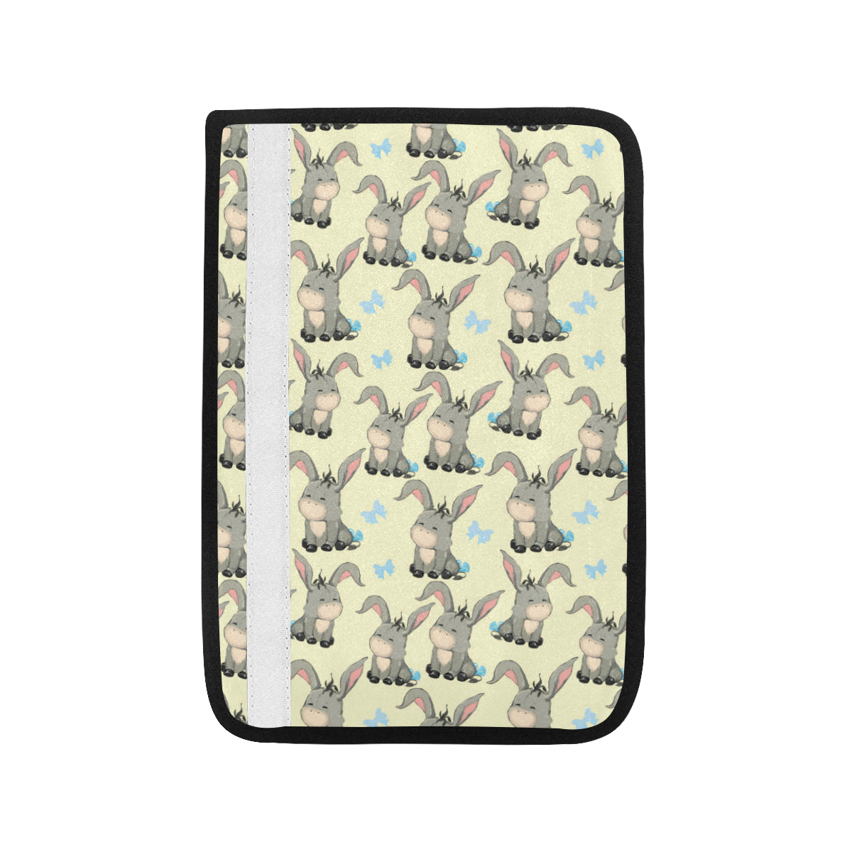 Donkey Baby Pattern Print Design 02 Car Seat Belt Cover