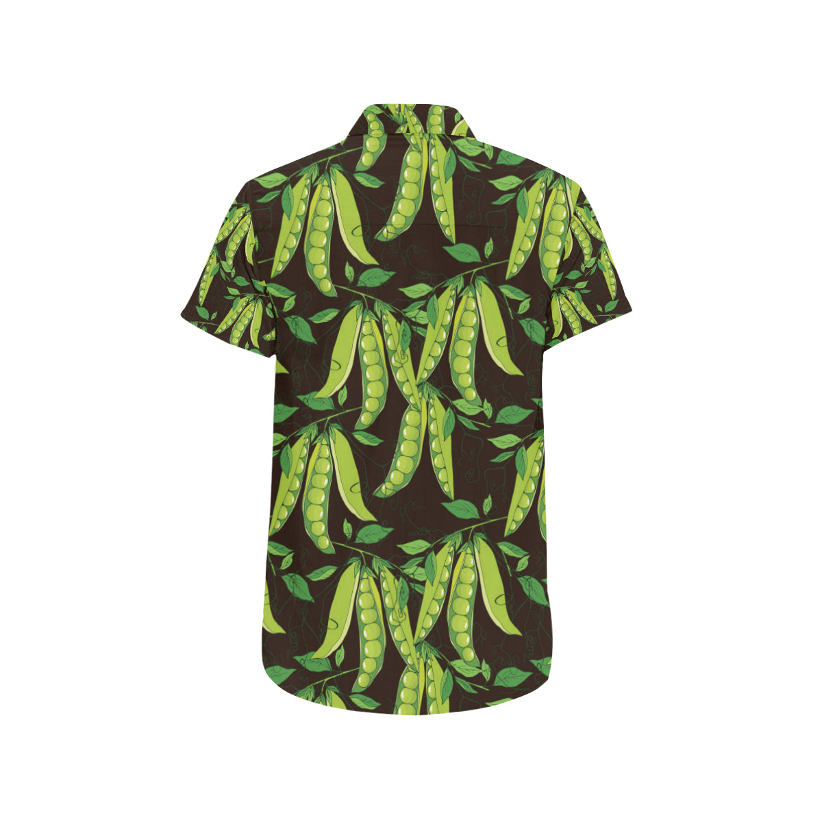 Peas Pattern Print Design A03 Men's Short Sleeve Button Up Shirt