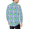 Elephant Art color Print Pattern Men's Long Sleeve Shirt