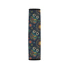 Owl Boho Style Pattern Print Design A04 Car Seat Belt Cover