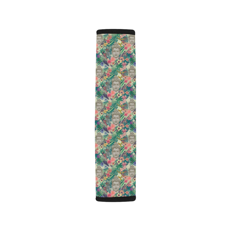 Buddha Pattern Print Design 08 Car Seat Belt Cover