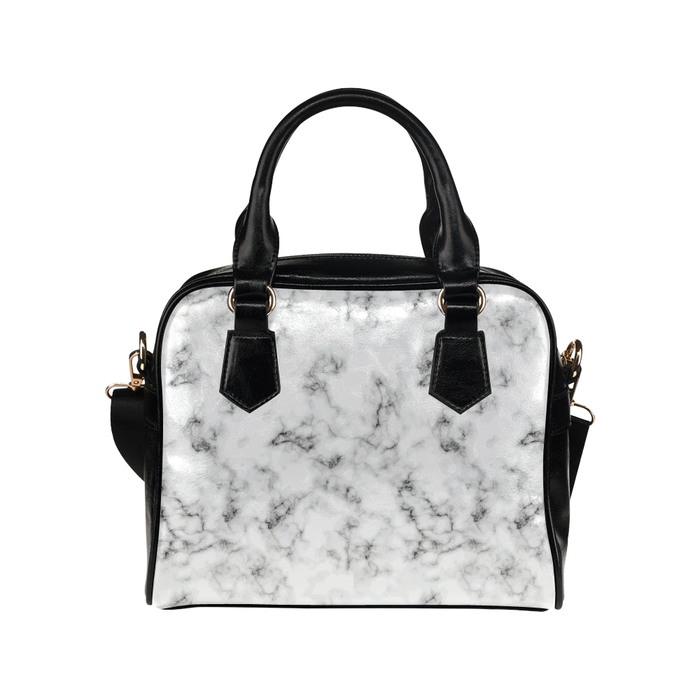 Marble Pattern Print Design 01 Shoulder Handbag