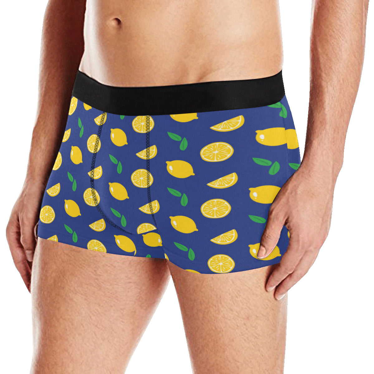 Citrus  Pattern Print Design 02 Men's Boxer Briefs
