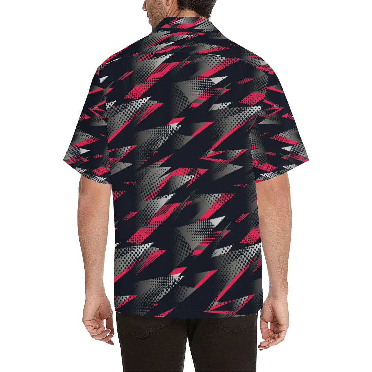 Racing Style Pattern Print Design A04 Men's Hawaiian Shirt