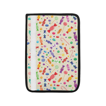 Candy Pattern Print Design 04 Car Seat Belt Cover