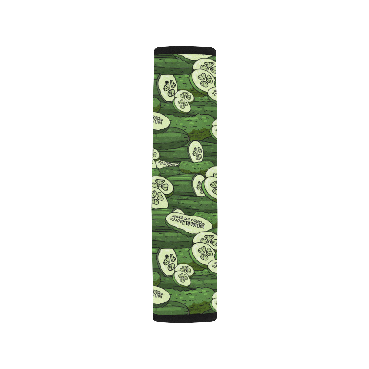 Cucumber Pattern Print Design CC01 Car Seat Belt Cover