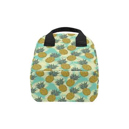 Pineapple Pattern Print Design PP03 Insulated Lunch Bag