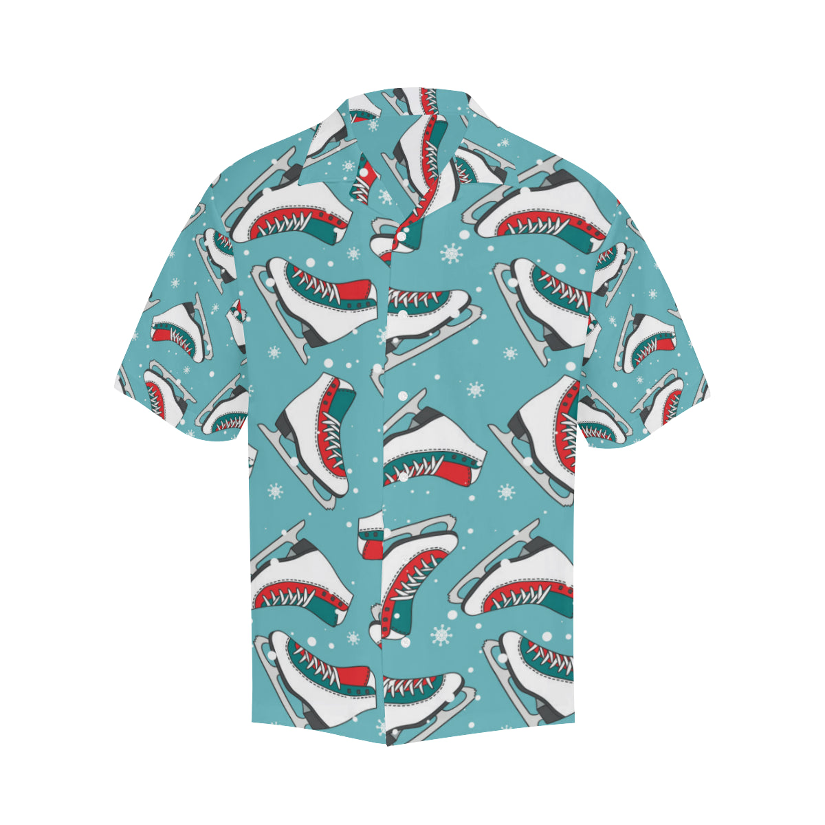 Ice Skate Pattern Print Design 03 Men's Hawaiian Shirt