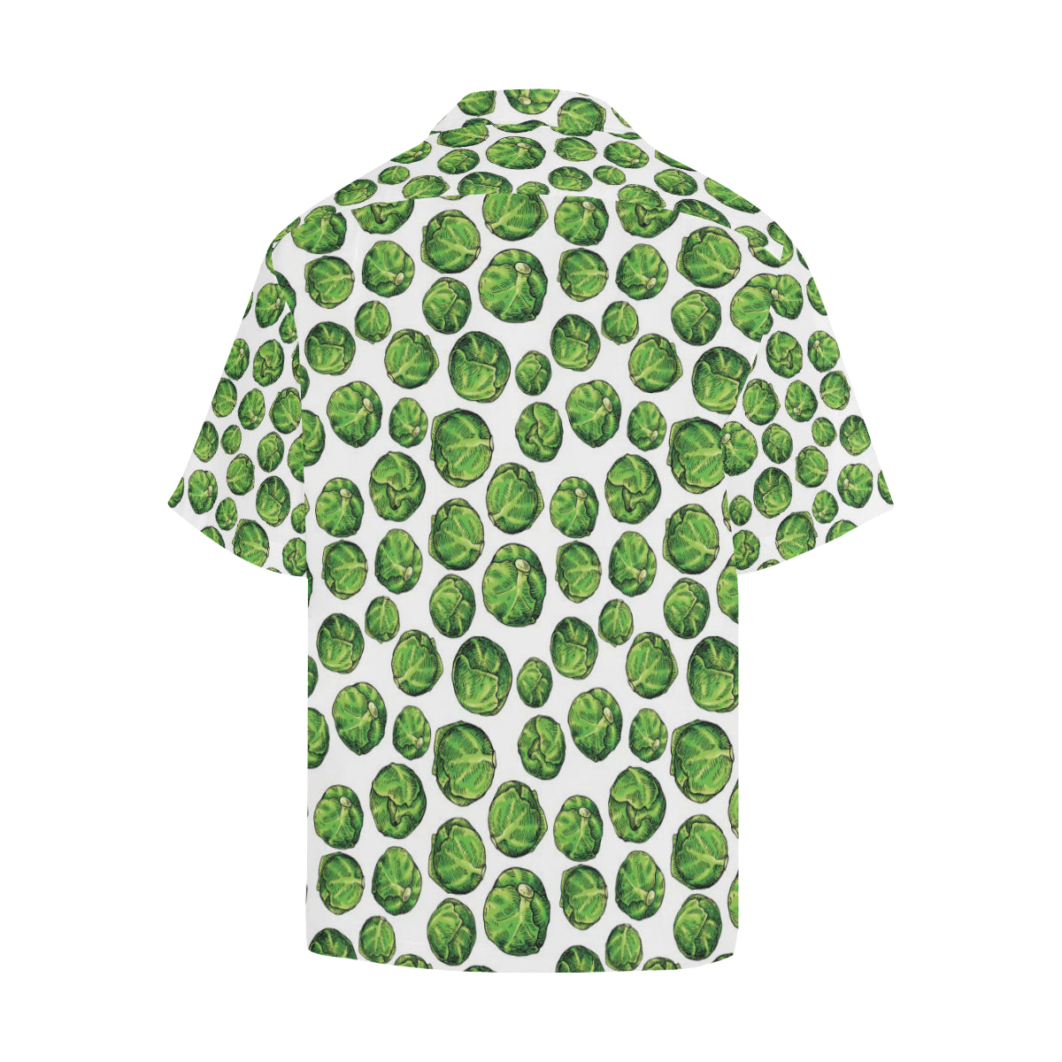Brussels Sprouts Pattern Print Design 02 Men's Hawaiian Shirt