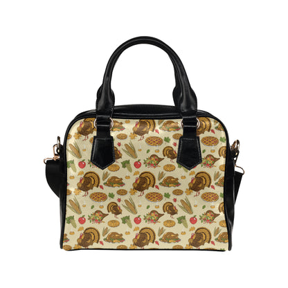 Turkey Pattern Print Design 02 Shoulder Handbag