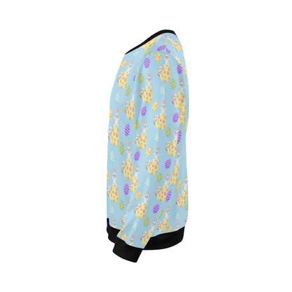 Easter Eggs Pattern Print Design RB015 Men Long Sleeve Sweatshirt