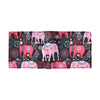 Pink Elephant Pattern Men's ID Card Wallet