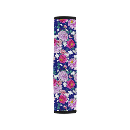 Dahlia Pattern Print Design DH013 Car Seat Belt Cover