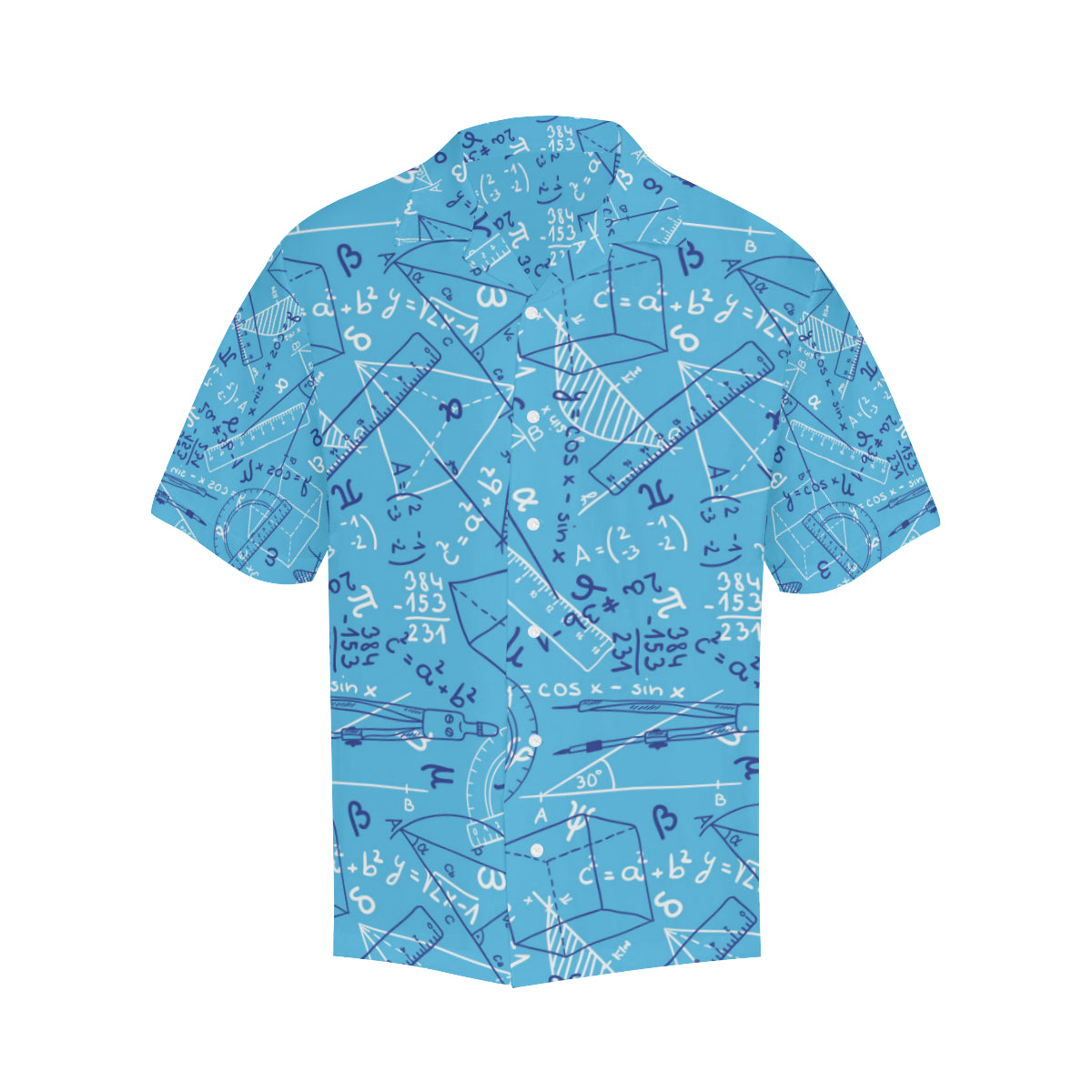 Math Pattern Print Design 02 Men's Hawaiian Shirt