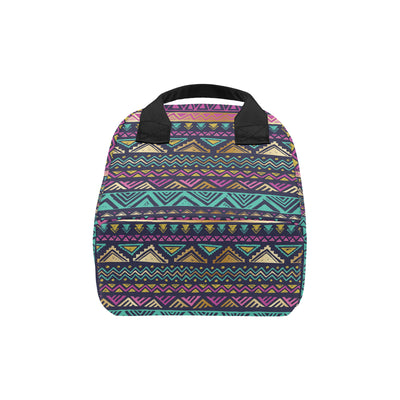 Multicolor Tribal aztec Insulated Lunch Bag