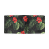 Red Hibiscus Tropical Men's ID Card Wallet