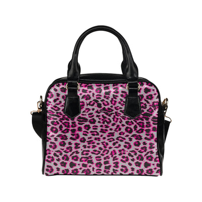 Leopard Pattern Print Design 02 Shoulder Handbag